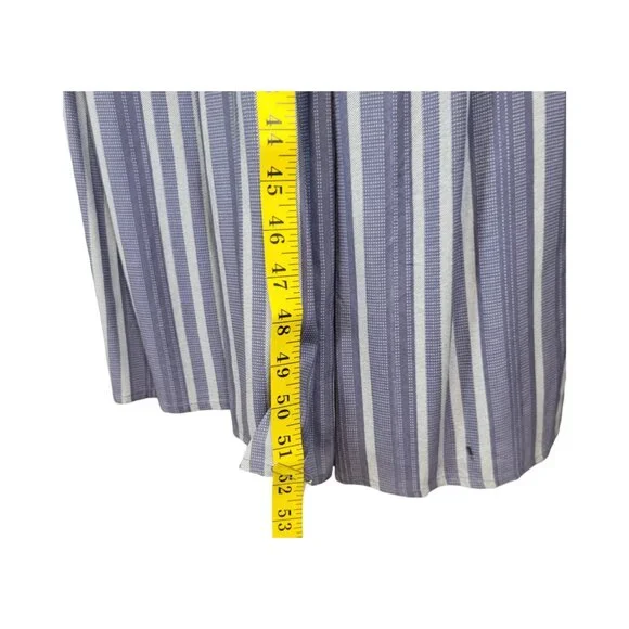 Japna Women's Criss/Cross Striped Bandage Dress size S, Blue & White - Picture 6 of 8